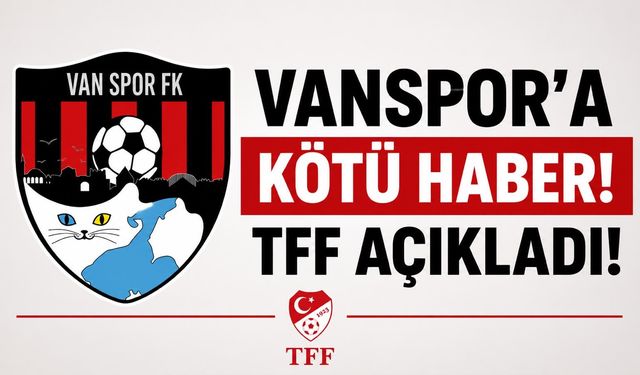 Vanspor Sezona Kötü Başladı! İlk Maçın Ardından PFDK’ya Sevk Edildi