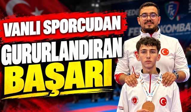 Vanlı Sporcudan Gururlandıran Başarı