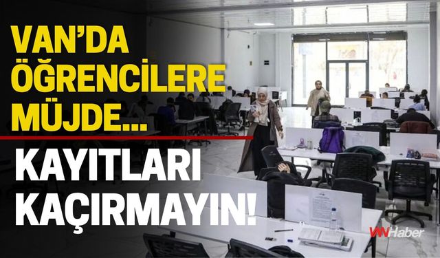 Van'da Etüt Merkezlerinde Kayıtlar Başladı
