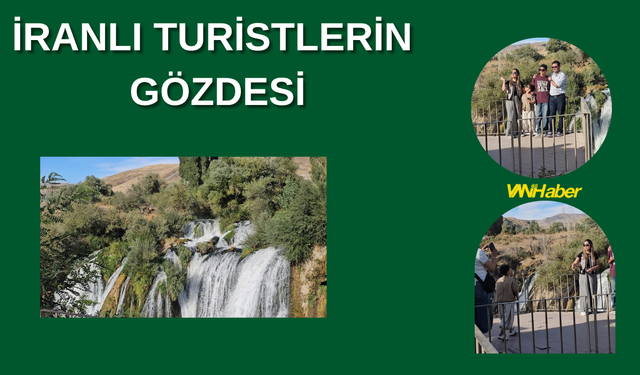 İranlı Turistlerin Van’daki Gözdesi Muradiye Şelalesi