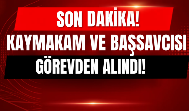SON DAKİKA: Diyarbakır Bismil Kaymakam ve Başsavcısı Görevden Alındı!