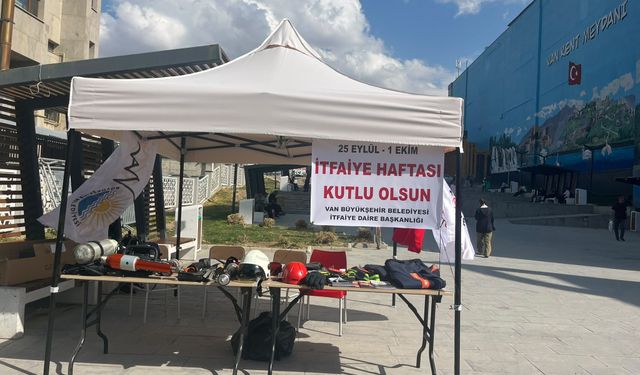 Van’da İtfaiye Haftası etkinlikleri başladı: Ekipmanlar tanıtılacak, afet bilinci artırılacak