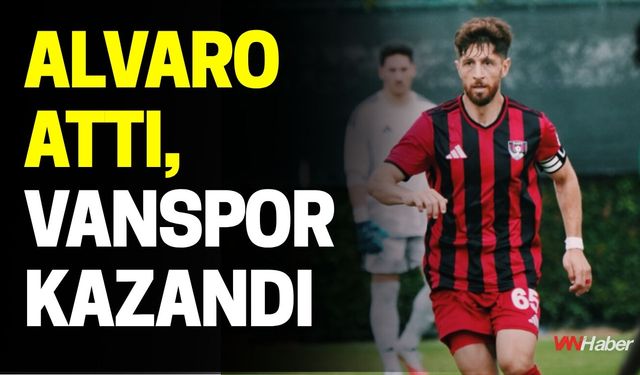 Alvaro Attı, Vanspor Kazandı