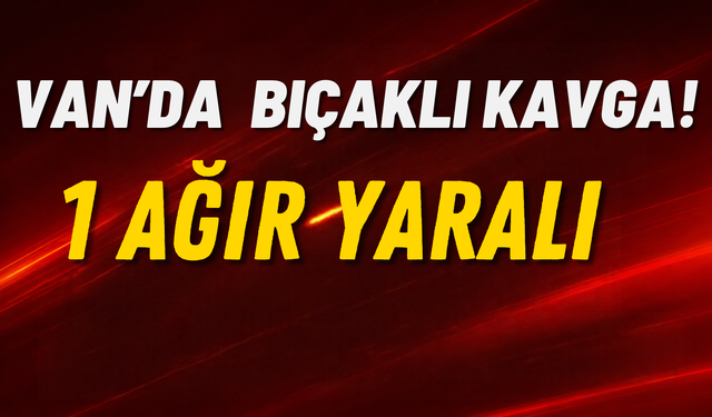 Erciş’te Bıçaklı Kavga: Bir Gencin Durumu Ağır