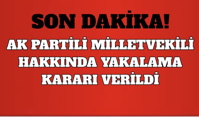 Eski Ak Parti Milletvekili Ertan Aydın Hakkında Yakalama Kararı!
