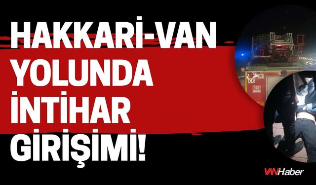 Hakkari-Van Yolunda İntihar Girişimi!