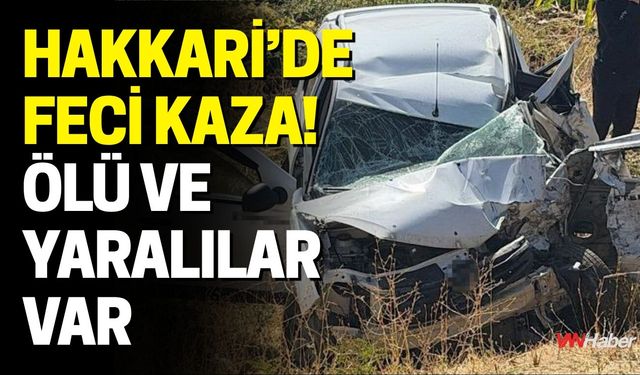 Hakkari'de Feci Kaza! Ölü ve Yaralılar Var