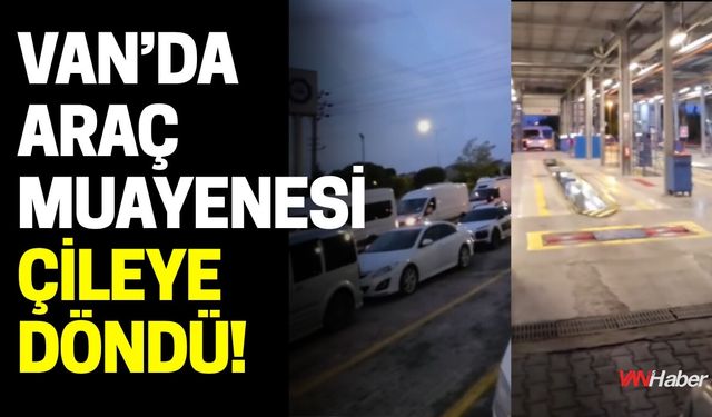 Van’da Araç Muayenesi Çileye Döndü