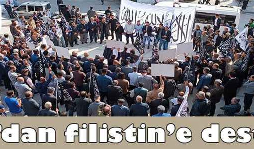 Van’dan filistin’e destek!