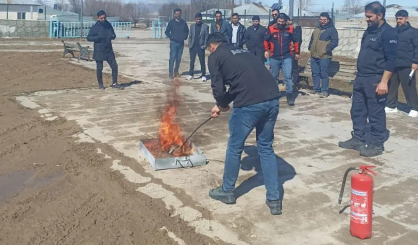 Van’da Olası Felaketlere Karşı Tatbikat!