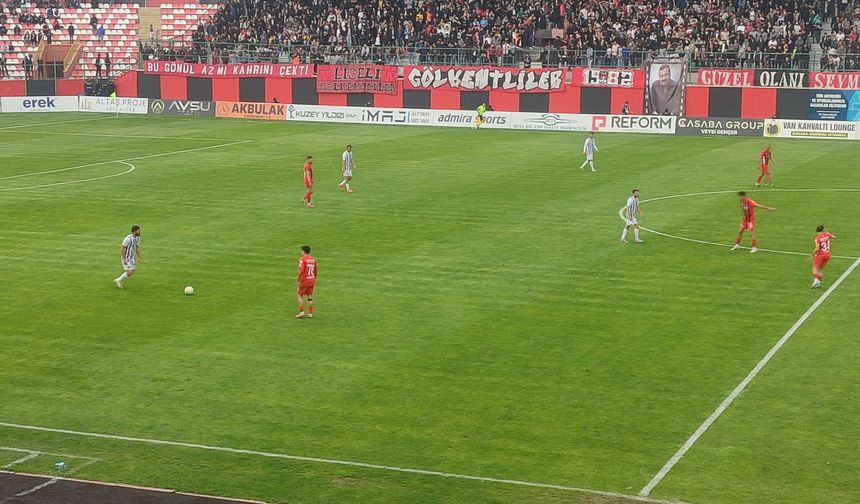 Vanspor, Aksarayspor’a Karşı İlk Yarıda Avantaj Sağladı