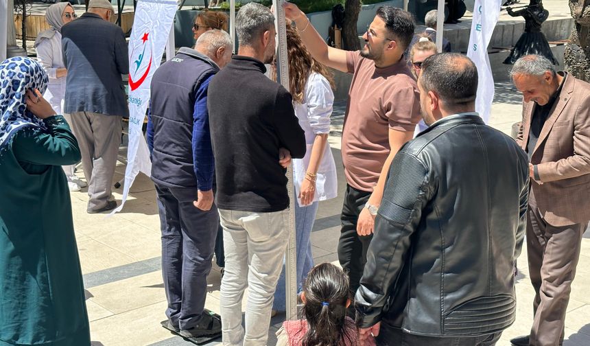 Van’da 150 bin kişiye ölçüm yapılacak! Risk Haritası çıkarılacak!