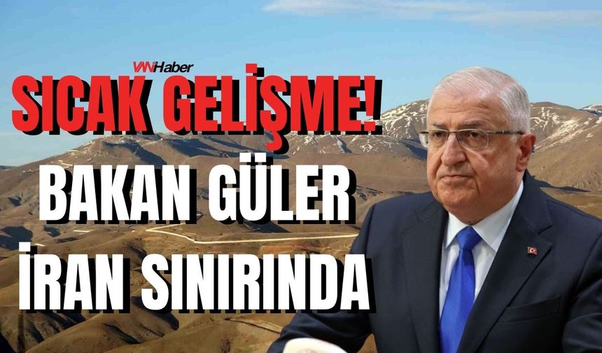 İran Sınırında Güvenlik Alarmı! MSB Heyeti Van’da!