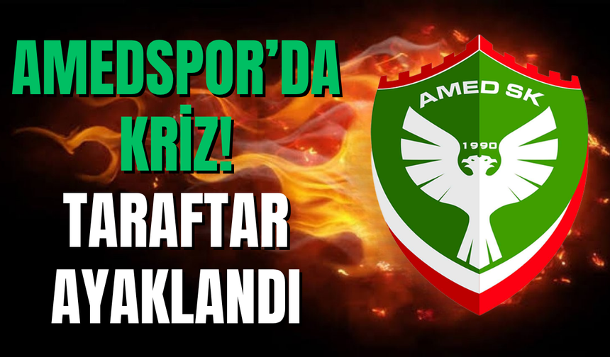 Amedspor’da Abdullah Tazgel Krizi: Taraftar Ayakta!
