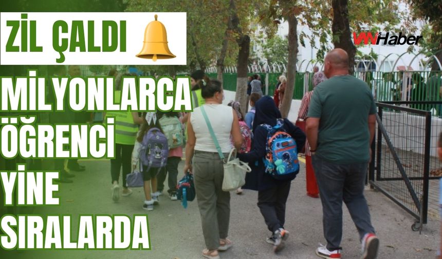 Zil Çaldı: Milyonlarca Öğrenci Yine Sıralarda