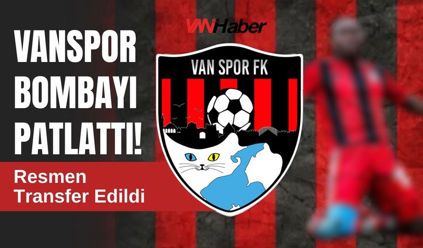 Vanspor Bombayı Patlattı! Youssof Naby Oulare Resmen Transfer Edildi