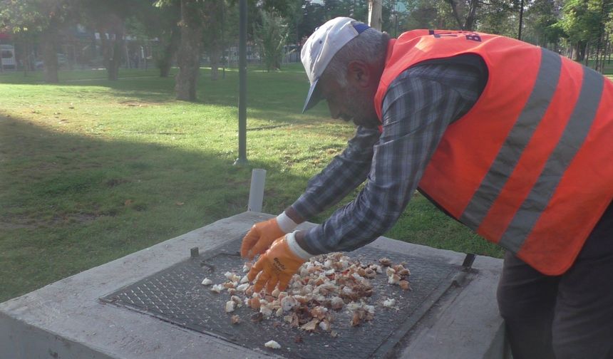 Temizlik işçisinden örnek davranış