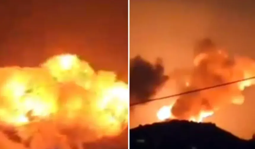 İsrail’den Lübnan’a Eş Zamanlı Hava Saldırısı