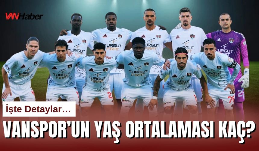 Vanspor’un Yaş Ortalaması 25! İşte Kadrodaki Detaylar