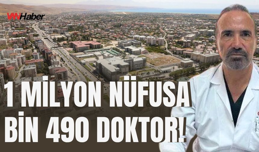 Van’da 1 Milyon Nüfusa Sadece Bin 490 Doktor Düşüyor