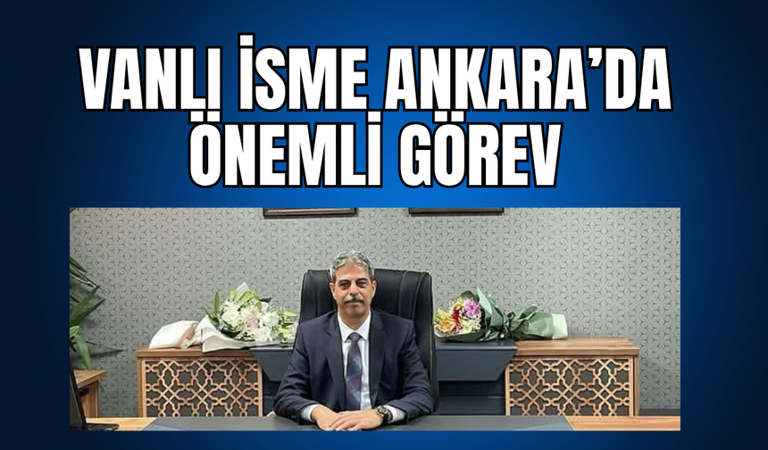 Vanlı Bürokrat Soner Uluay, MEB Teftiş Kurulu Başkan Yardımcısı Oldu