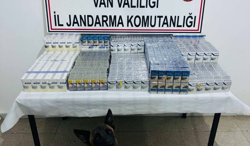 Van’da 3 Bin 75 Paket Kaçak Sigara Ele Geçirildi!