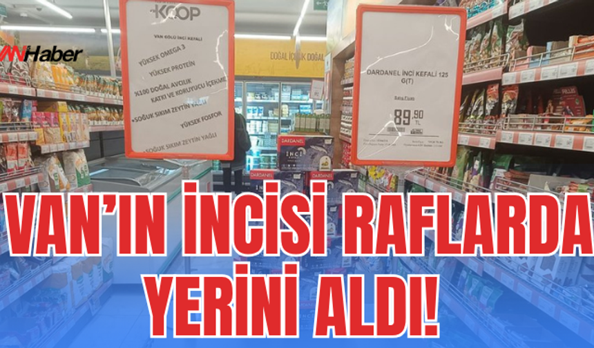Van Gölü’nün İncisi İnci Kefali Artık Market Raflarında!
