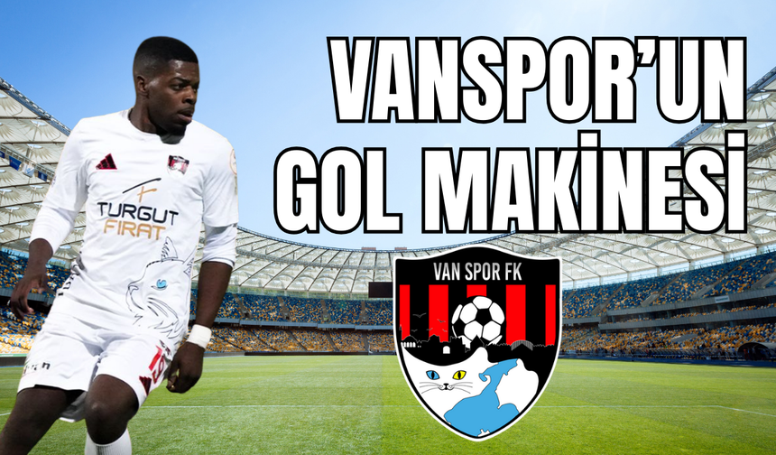 Vanspor’un Gol Makinesi: Cedric Krallık Yarışında!