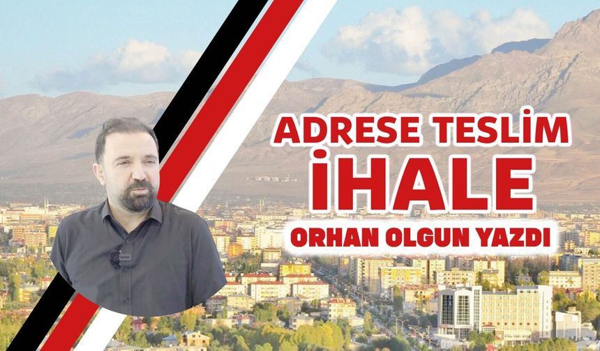 Adrese Teslim İhale