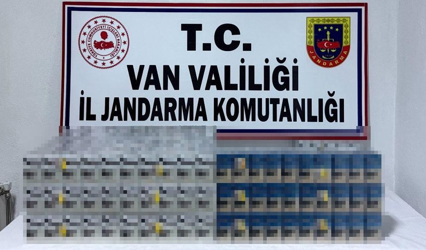Van'ın Saray ilçesinde Kapıköy Sınır Kapısı'nda Kaçak Sigara Operasyonu
