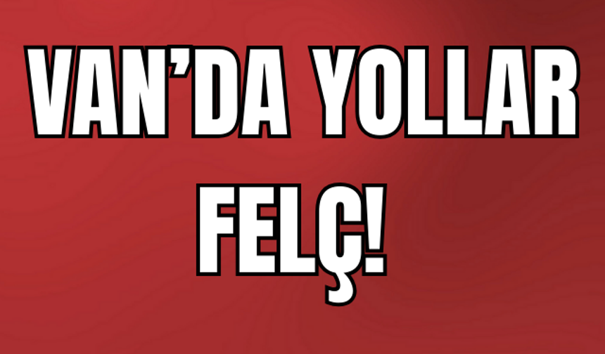 Van Mermit Köyü Girişi’nde Yollar Felç!