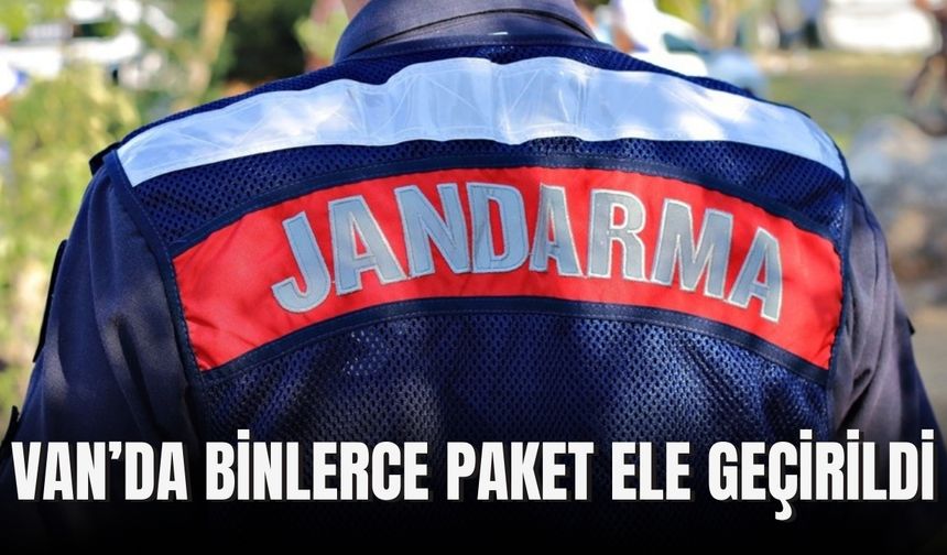 Van’da Binlerce Paket Ele Geçirildi