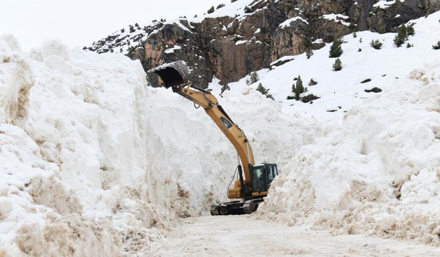 Çatak’ta Çığ Sonrası Ulaşıma Kapanan Yol Yeniden Açıldı