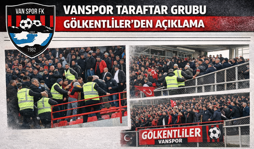 Vanspor Taraftar Grubu Gölkentliler’den Açıklama!