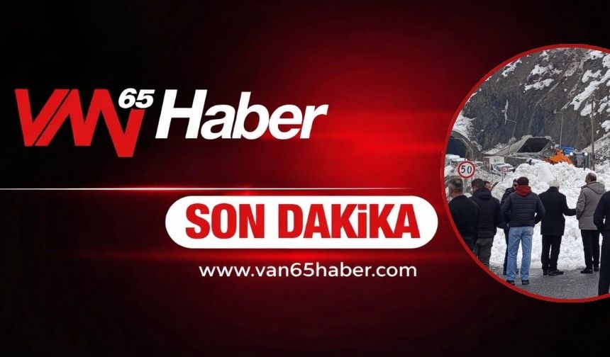 Hakkari-Van Kara Yolunda Çığ Alarmı