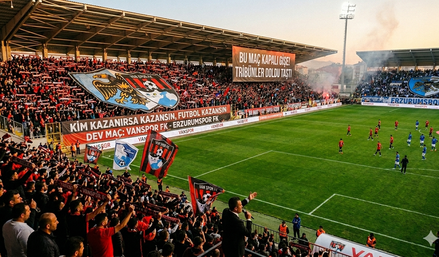 Vanspor Maçında Kapalı Gişe! Tribünler Doldu Taştı