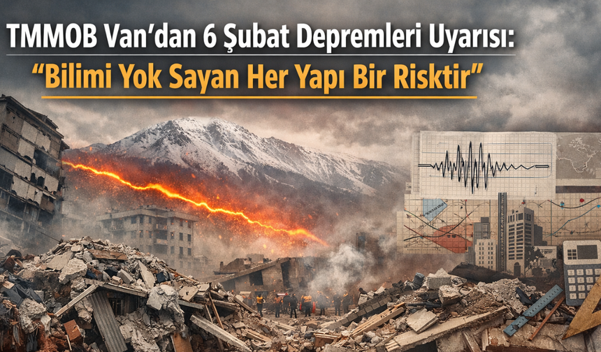 TMMOB Van’dan Deprem Uyarısı: Bilimi Yok Sayan Her Yapı Bir Risktir