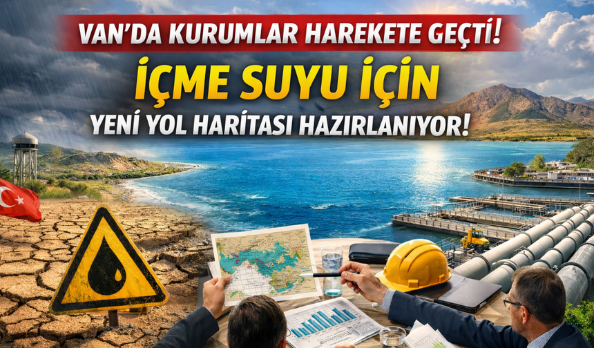 Van’da Kurumlar Harekete Geçti! İçme Suyu İçin Yeni Yol Haritası Hazırlanıyor!