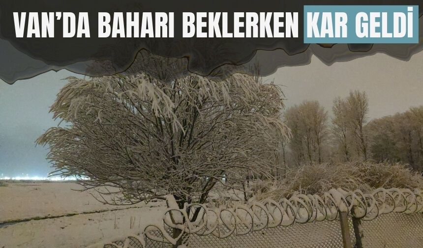 Van’da Baharı Beklerken Kar Geldi