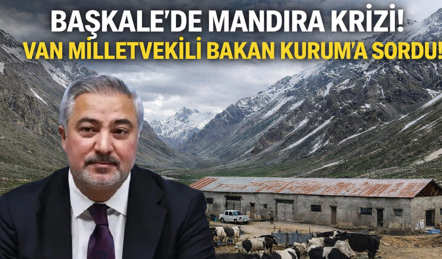 Başkale’de Mandıra Krizi:  Van Milletvekili Uçar Bakan Kurum’a Sordu