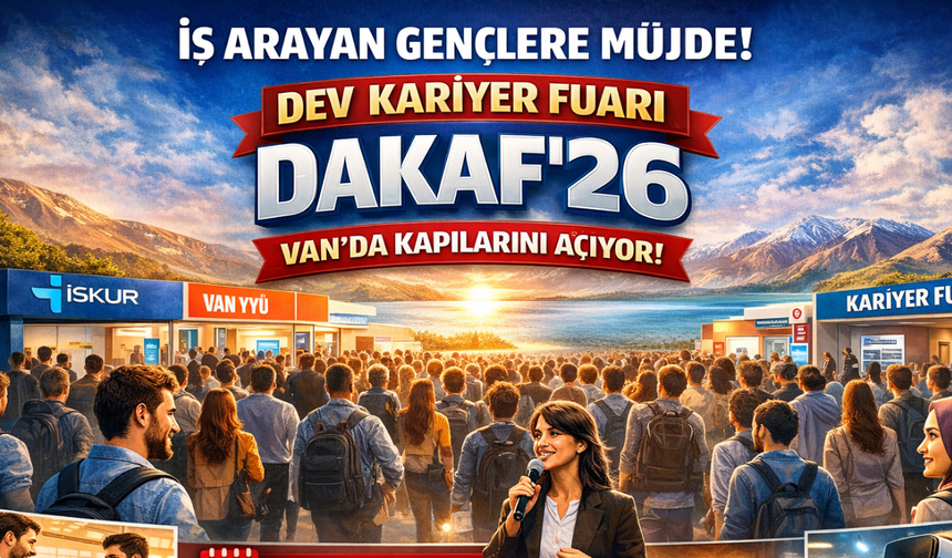 İş Arayan Gençlere Müjde! Dev Kariyer Fuarı DAKAF’26 Van’da Kapılarını Açıyor