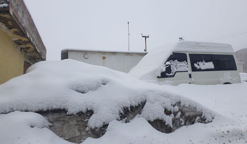 Van'ın O İlçesinde Mart Sonunda Kar Sürprizi