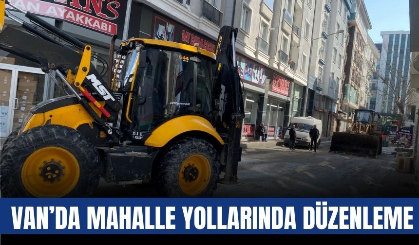 Van İpekyolu Belediyesi’nden Bostancı, Şerefiye ve Kevenli’de Yol Çalışması