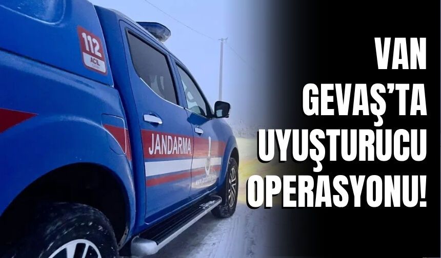 Van Gevaş’ta Uyuşturucu Operasyonu!