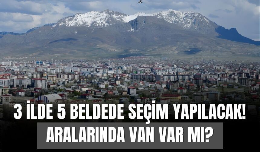 YSK Duyurdu: Tokat, Gümüşhane Ve Nevşehir’de Seçim Yapılacak
