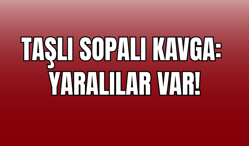 Yüksekova’da Taşlı Sopalı Kavga: 1’i Polis 2 Yaralı