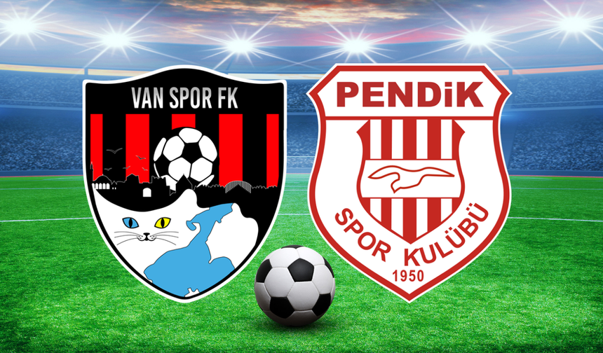Pendikspor - Vanspor maçında ilk yarı 1-1 eşitlikle tamamlandı