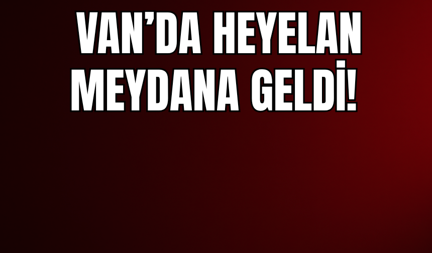 Van'da Heyelan: O Yol Ulaşıma Kapandı!