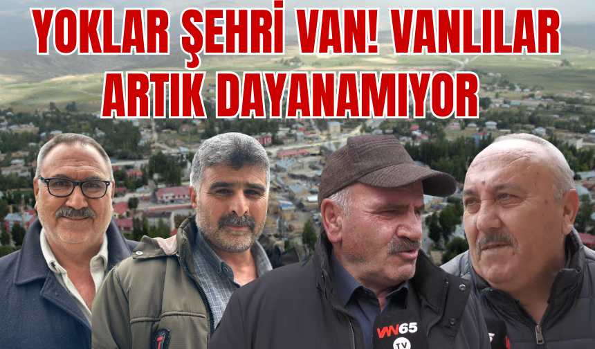 Van’da Hizmet Tepkisi: Su, Yol, Elektrik… Hiçbiri Yok!