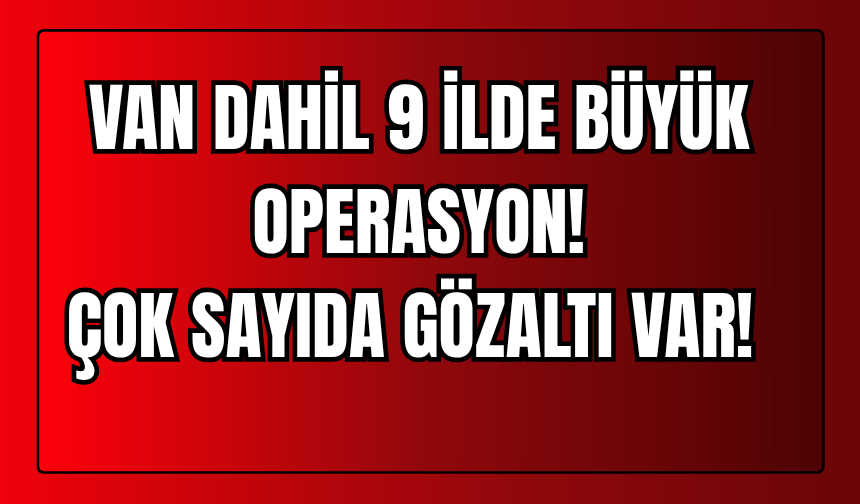 Nevroz Kutlamaları Sonrası Van Dahil 9 İlde Büyük Operasyon: 170 Gözaltı